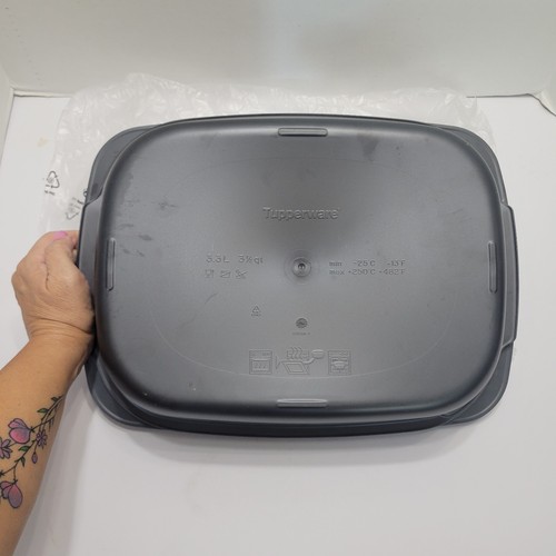 Nuevo Tupperware UltraPro 3.5 Qt Lasaña Sartén y Cubierta Horno Congelador Microondas 6503A - Imagen 4 de 10