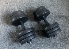 20KG Adjustable Dumbbells Weight Lifting Training Set