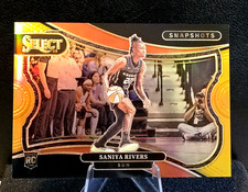 2025 Panini Select WNBA SANIYA RIVERS BLACK GOLD PRIZM Snapshots ROOKIE SUN /5