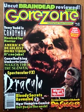 GOREZONE #25 (1993) CANDYMAN, Bram Stoker's DRACULA, Braindead, DR GIGGLES