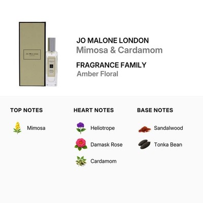 Mimosa and Cardamom by Jo Malone for Women - 1 oz Cologne Spray