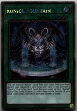 Runick Fountain (Platinum Secret Rare) Platinum Secret Rare Quarter Century Stam