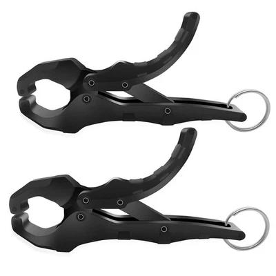 2 Pack 4.5 Inch Fish Lip Gripper Digital Scale Non Puncture Fishing Hook Clamp - Image 1 of 4