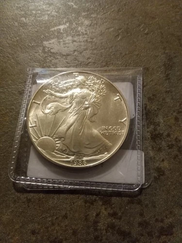 1986 American Silver Eagle 1 oz .999 Fine Silver First Year Of Issue