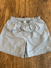 Vintage Nike Shorts 72K Gray Tag Sz XXL Gray Embroidered Logo Check Back Hit