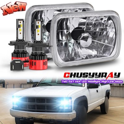 H6054 7x6'' Led Headlight Hi&Lo For Chevy C1500 C2500 C3500 Suburban Pickup Truck