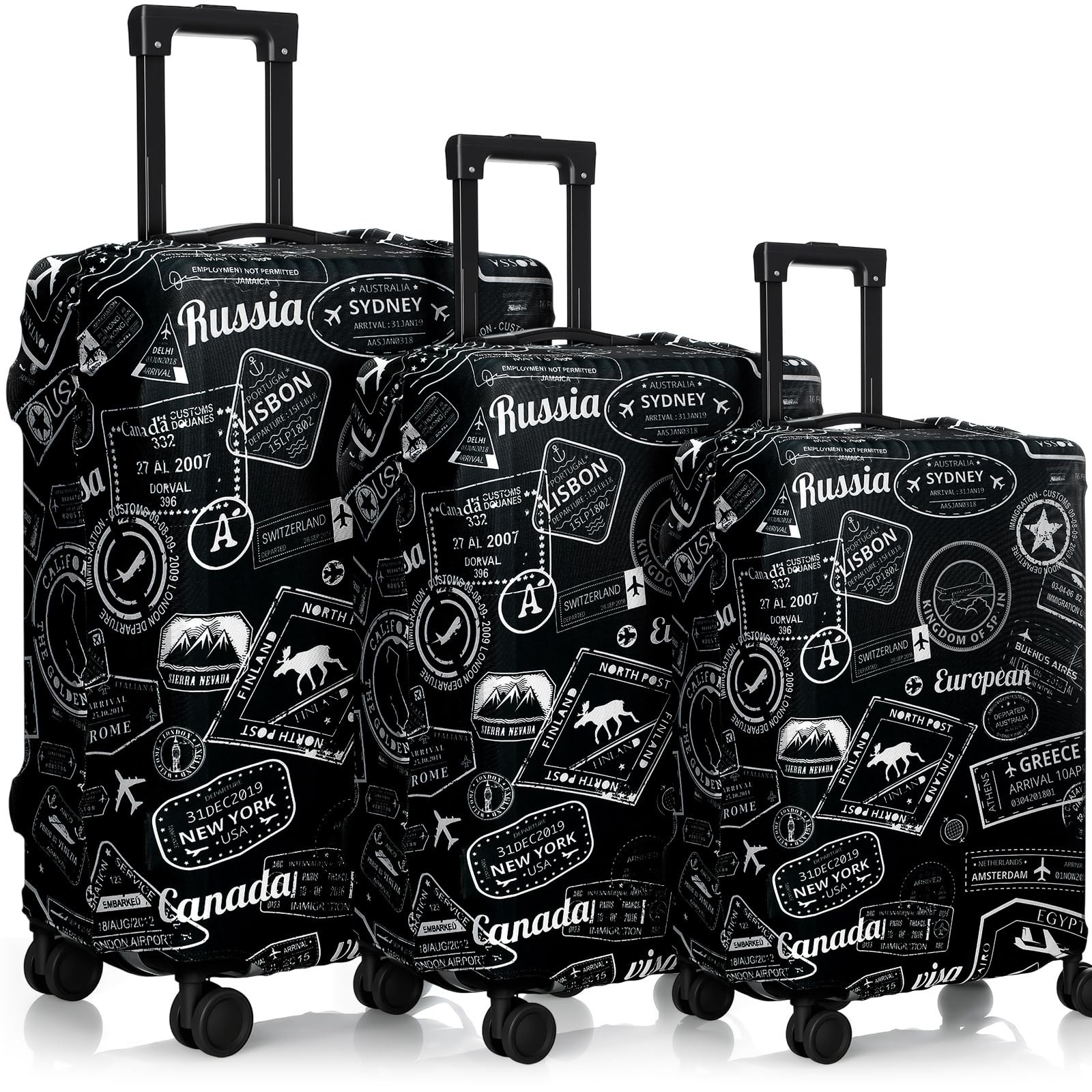 Cover Suitcase Protector Anti Scratch Suitcase Washab...
