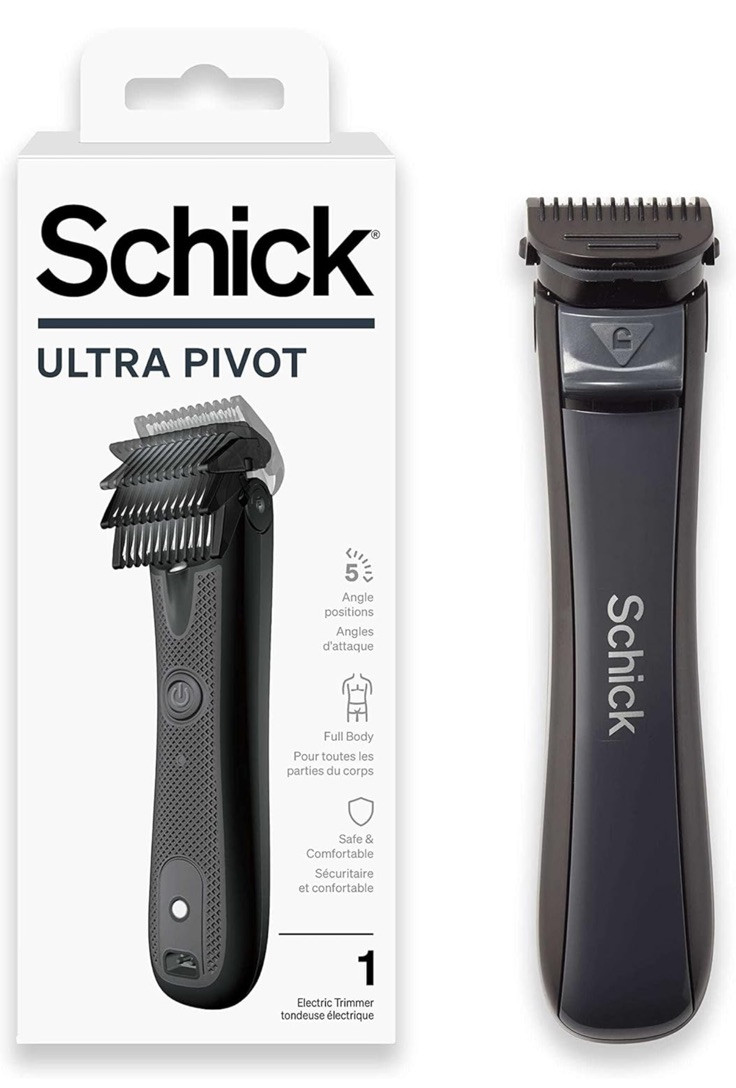 Schick Ultra Pivot Body Trimmer for Men | Manscaping Electric Shaver for Men