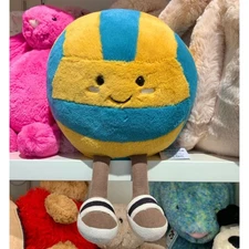 Jellycat Amuseables 11.8 in Cute Sports Beach Volley Stuffed Plush Toys Gift