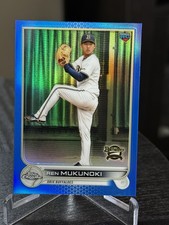 2022 Topps Chrome NPB Rookie Blue Refractor /150 Ren Mukunoki Buffaloes #21