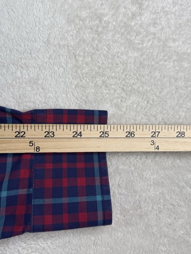 Southern Point Co Shirt Mens Large Red & Blue Plaid Button Down Shirt Preppy - Picture 7 of 8