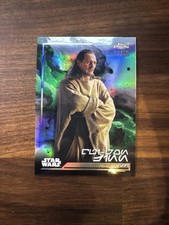 QUI-GON JINN 2024 Topps Chrome Star Wars AV-128 Aurebesh Variation 33/99