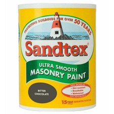 Sandtex Masonry Paint 1L, 2.5L Ultra Smooth  Quality Waterproof  All 8 Colours