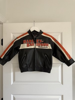 Harley Davidson Leather Jacket Kids Size 5