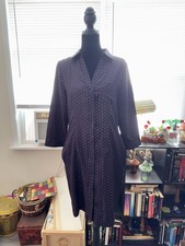 The Limited Navy Red Polka Dot Shirt Dress M ...