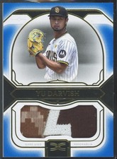Yu Darvish 2024 Topps Definitive Collection Jumbo Relic Collection Blue #/30