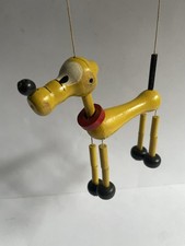 Vintage 1950s Pelham Puppet Pluto Minipup Wooden Puppet VGC L@@K