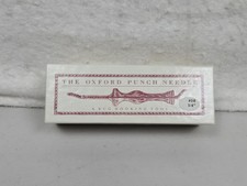 Vintage 1998 The Oxford Punch Needle 10 1/4" Rug Hooking Tool w Box