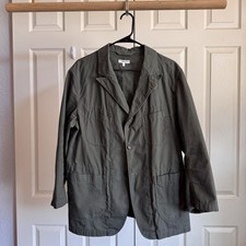 Engineered Garments Mens Green Cotton ripstop...