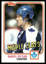 1981-82 Topps Darryl Sittler Toronto Maple Leafs #36