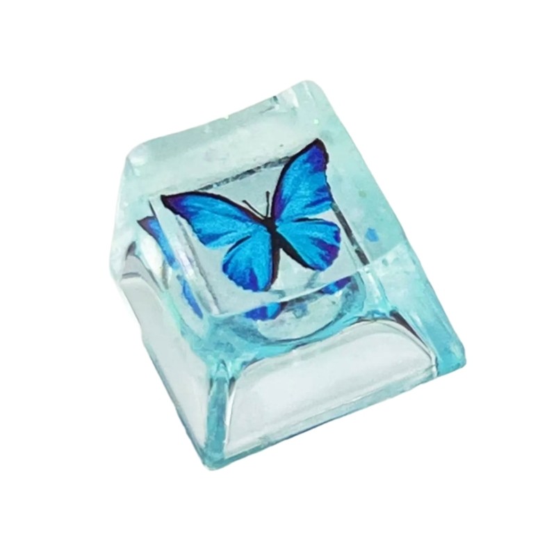 Ergonomic OEM Profile Resin Butterfly Keycap Mechanical Keyboards Accessory