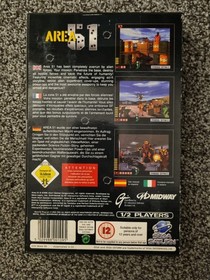 Area 51 Sega Saturn Game PAL Complete *VGC* *RARE*