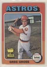 1975 Topps Greg Gross #334 Rookie RC
