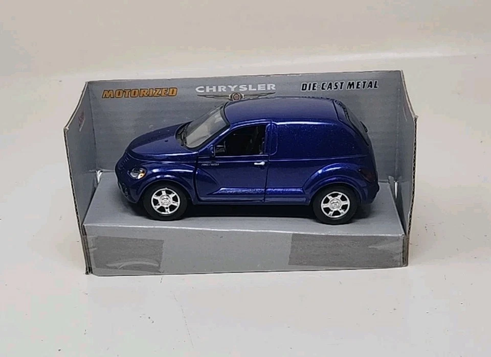 Boley Die Cast Metal Motorized Chrysler Panel Cruiser 1:32 Scale Blue New - Image 2 of 4