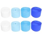 8 Pcs Crepe Paper Rolls Streamer Party Decoration Streamers Rolled
