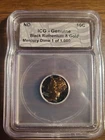 1941 MERCURY DIME BLACK RUTHENIUM AND GOLD GILDED ICG GENUINE
