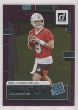 2022 Panini Donruss Rated Rookie Season Stat Line /500 Skylar Thompson #375 uk2