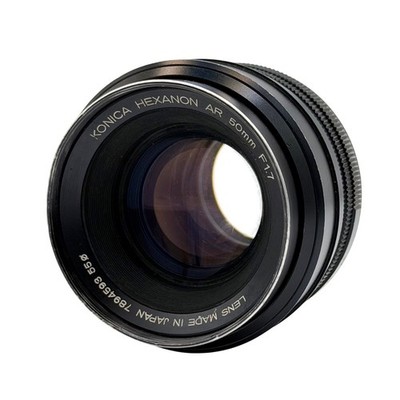 Konica Hexanon AR 50mm f1.7 Vintage Prime Lens for AR Mount - As Is Fungus