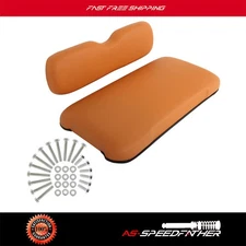 Orange Golf Cart Front Cushion Set For EZGO TxT Valor Models Luxurious