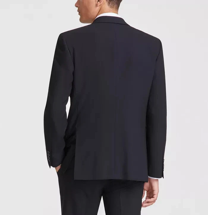 DKNY Suit Jacket DURAN Mens 42S Black Solid NWT D110658 - Image 2 of 4