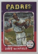 2024 Spotlight By Andy Friedman Topps Logo Laminate 23/25 Dave Winfield HOF 10p6