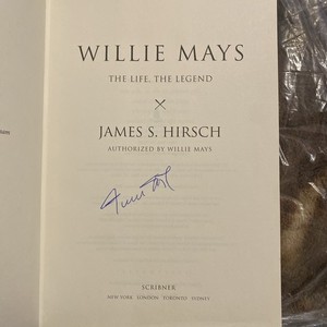 Willie Mays Autographed “the Life, The Legend” Book AUTOGRAPHED! Great Condition