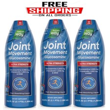 3 Pack - Nature's Way Joint Movement Glucosamine Liquid, 33.8 fl. oz.