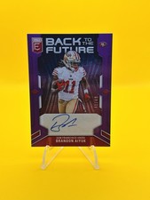 2023 Elite Back to the Future Signatures Purple Brandon Aiyuk /49 49ers