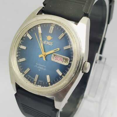 Jemis 5021-0220 Automatic Cal.5026B Day/Date Vintage Men s Watch WLD522MOH2