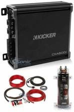 Kicker 43CXA6001 600W Monoblock Amplifier Amp Wiring Kit 2.0 Farad Capacitor