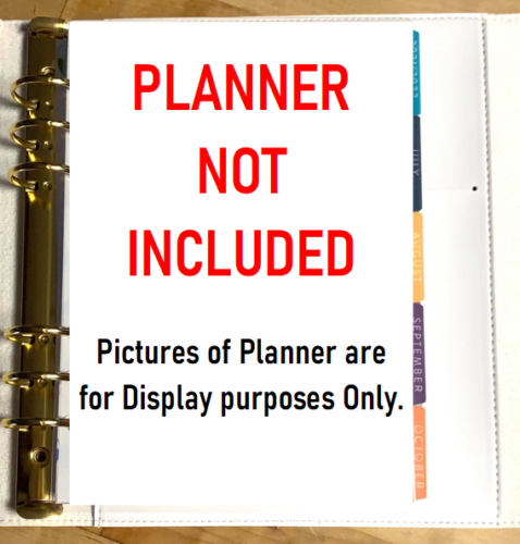 Online Shopping Order Tracker Dashboard 4 use w ErinCondren A5 Ring Agenda - Picture 3 of 3