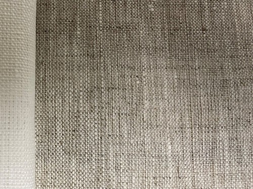 100% Linen Fabric Natural 6.2 oz. square yard 57" wide - Picture 2 of 2