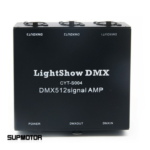 USB DMX512 LED light DMX-Stage Signal Isolation Amplifiers Splitter 1 in 4 Out - Picture 3 of 7