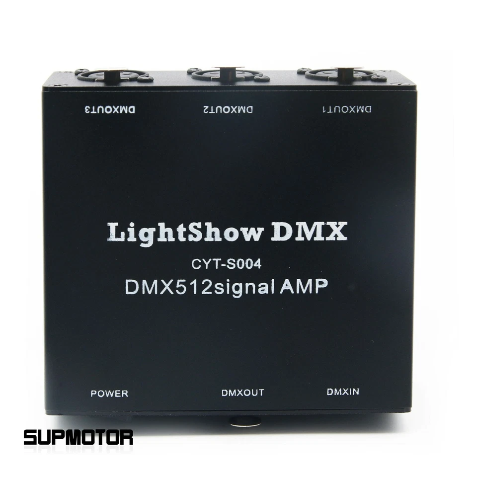 USB DMX512 LED light DMX-Stage Signal Isolation Amplifiers Splitter 1 in 4 Out - Image 3 of 4
