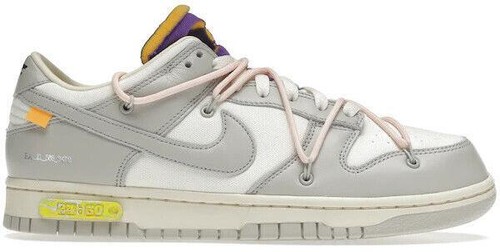 DJ0950-117 Off-White Nike Dunk Low Sail Neutral Gray Hyper Pink