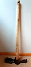 WI Barn Antique Double Head Railroad Cutter Maddock Adze Pick Axe 36"         H