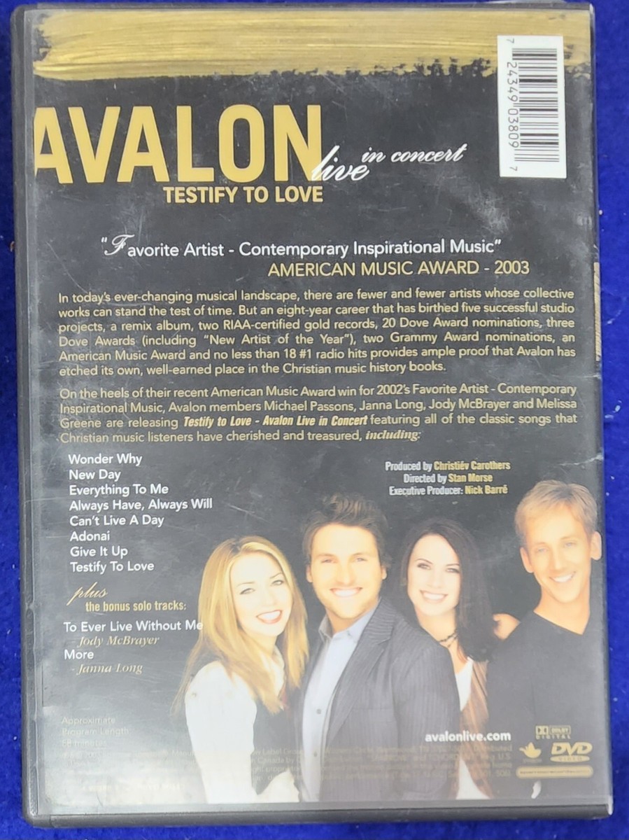 Testify to Love: Live in Concert [DVD](中古品) s-l1200.jpg