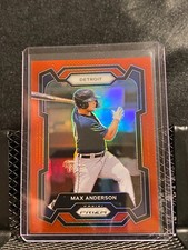 Max Anderson 2024 Prizm Red Prizm #179/299 - Tigers