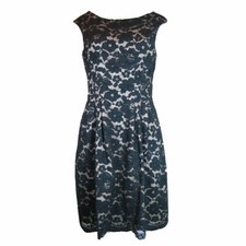 Vince Camuto Floral-Lace Fit & Flare Dress, Size-6