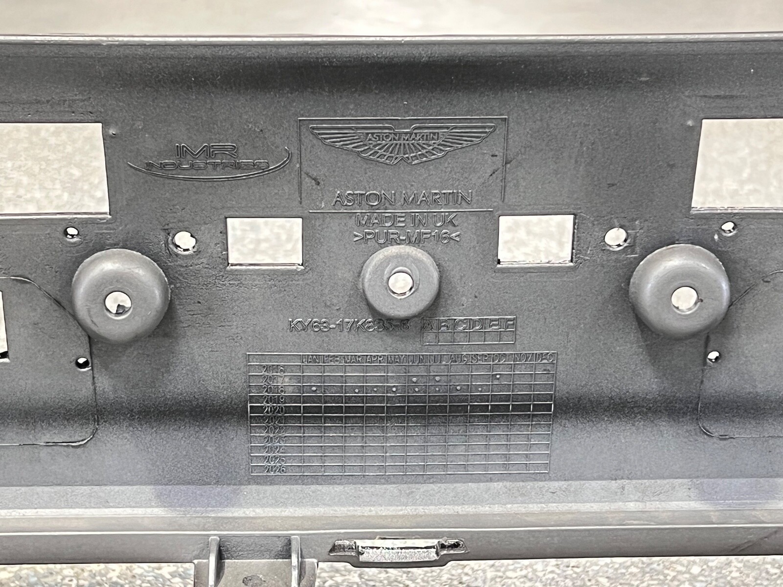 2019 2020 2021 ASTON MARTIN VANTAGE REAR BUMPER OEM USED KY63-17K835-B 19 20 21